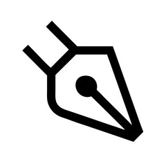 Pen tool icon vector illustration