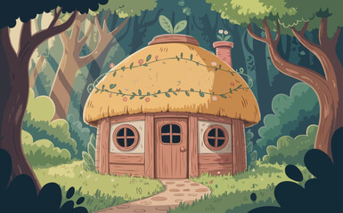 old house in the forest