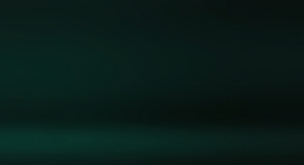 Obraz premium An evocative deep green studio backdrop suggesting mystery sophistication elegance using soft gradient lighting and rich