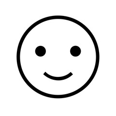 Fototapeta premium Smiley face icon vector illustration