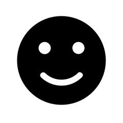 Smiley face icon vector illustration