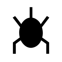 Spider icon vector illustration