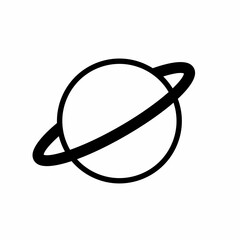saturn icon vector. planetary icon vector symbol illustration. planet vector
 Saturn vector.