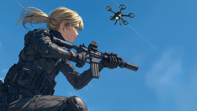 Anime Solder at War