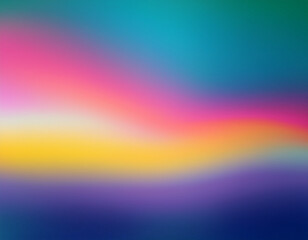 Vibrant Gradient Mesh Background With Smooth and Blurred Bright Colors