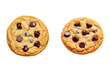 Tiny isometric Chocolate Chip Cookie gooey clay