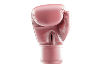 Pink boxing glove high quality realistic image