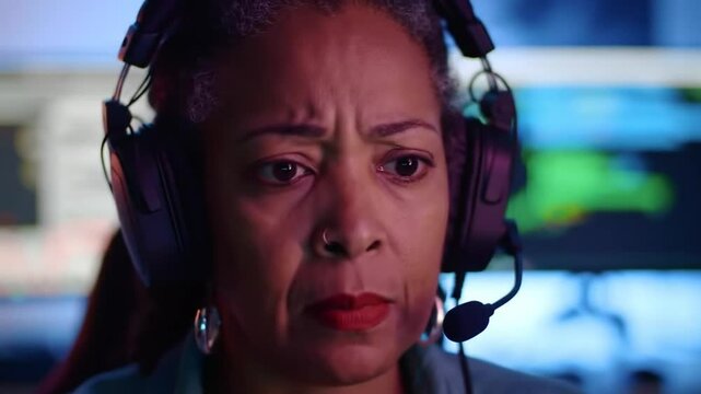 Focused network operations center engineer resolving system security incident