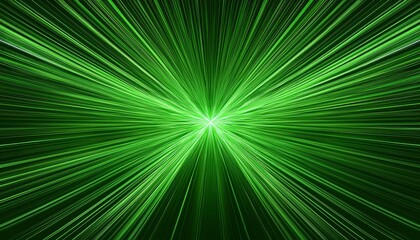 Obraz premium neon fiber optic lines green abstract texture background abstract speed lines technology background