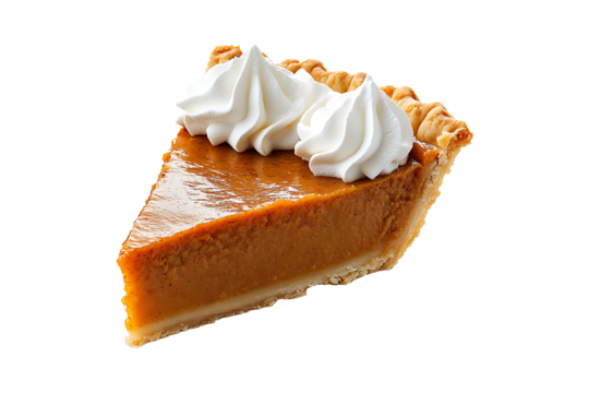 Pumpkin pie high quality realistic image