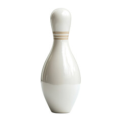 White bowling pin