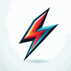 Electric lightning icon vector image