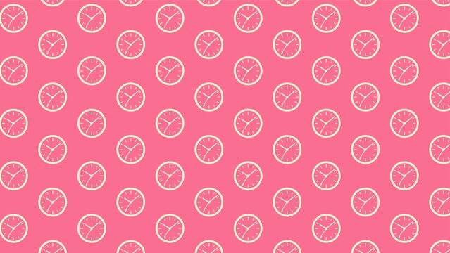 Vector seamless watch\ clock pattern design 