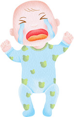 watercolor baby kids children toy clip art illustration newborn