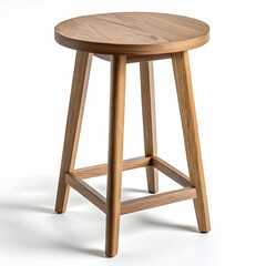 A wooden stool is a simple, functional seating piece crafted from wood, ideal for kitchens
