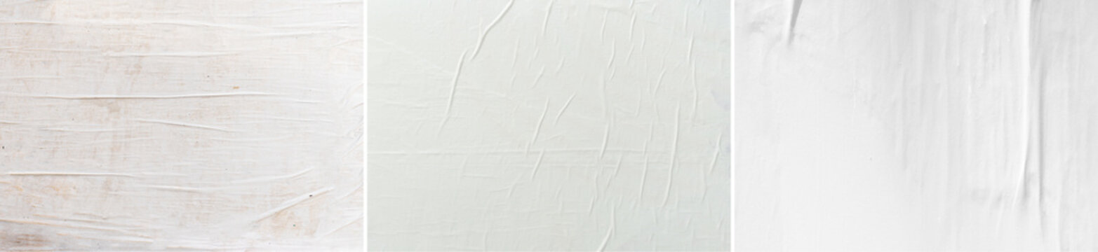 Glued Urban Poster Paper Street Overlay Texture Pack Bundle Effect Surface Mockup Grain Noise