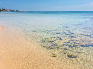 Landscape in a beach in Hammamet, Tunisia