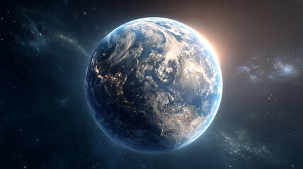 星海に浮かぶ孤高の地球球体