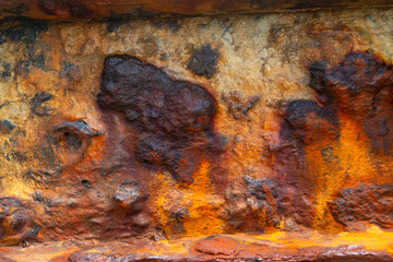 Grunge metal texture. Rusty abstract background.
