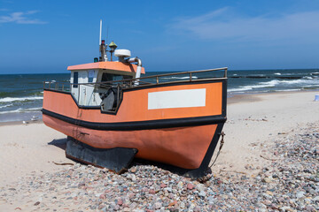 Kutry rybackie Jarosławiec, port rybacki.  © Jarosław