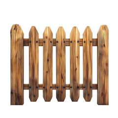 Wooden fence