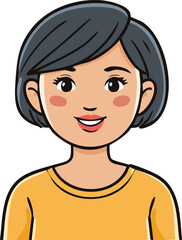 girl with headphones