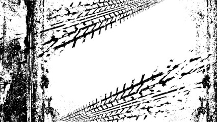 オフロード風タイヤトラックテクスチャ  © Pens'K