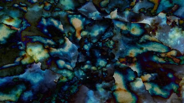 Dark mixed colors abstract texture background with fast random overlay layers technique motion 2d looped animated video
