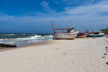 Kutry rybackie Jarosławiec, port rybacki.
