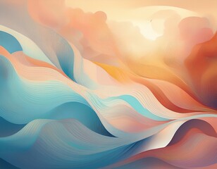 abstract background in soft hues creating a serene and tranquil atmosphere