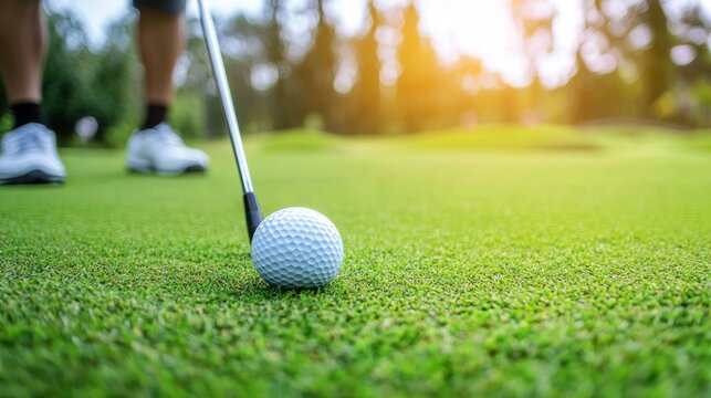 Person receiving personalized golf lessons from a professional coach.
