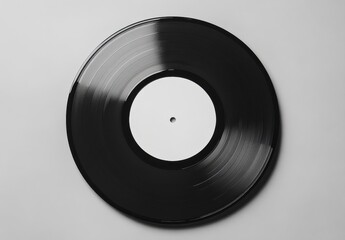Vinyl Record Cover Mockup Featuring a Stylish Design Perfect for Showcasing Your Music Album in a Professional Manner