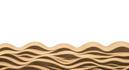 Wavy Sand Texture On Black Background