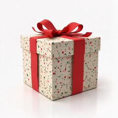Stylish square gift boxes wrapped with satin bows