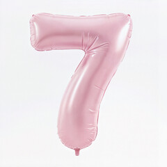 Chic pink foil number balloons perfect for birthdays, baby showers, and sweet milestone celebrations