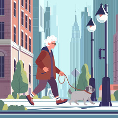 Retirement Dog Activity Retired people City Health