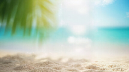 Natural blurred defocused background for concept summer vacation