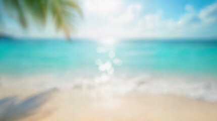 Natural blurred defocused background for concept summer vacation