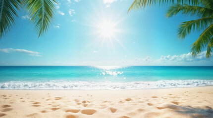 Natural blurred defocused background for concept summer vacation