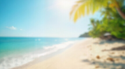 Natural blurred defocused background for concept summer vacation