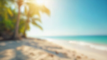 Natural blurred defocused background for concept summer vacation