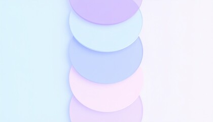Abstract Pastel Circles Background Design