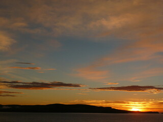 Obraz premium sunset over the sea