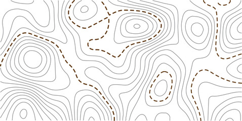 Fototapeta premium Topographic map background geographic line map. luxury abstract blue line art design geography concept vector illustration topo contour grid abstract backdrop background