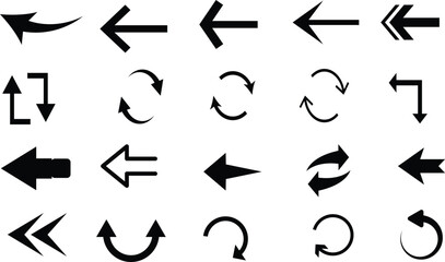 Set of arrows, arrows different. Arrow icon. Vector-EPS 10