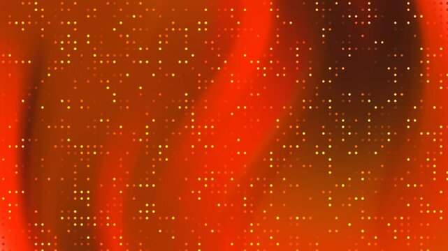 Dark 0range solid background Abstract orange and red dotted digital pattern, suitable for backgrounds, web design, or artistic projects that need a vibrant touch.