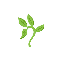 green leaf vector design