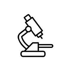 Microscope Icon Science, Research, Lab, Technology, Biology, Experiment, Discovery, Analysis, 