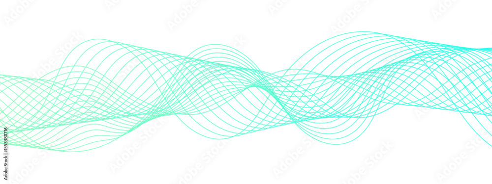 Poster Abstract digital background with flowing waveforms curved lines. Modern, fluid, and dynamic, evoking a sense of motion and digital energy. tech-inspired aesthetic data, or futuristic design