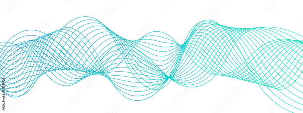 Poster Abstract digital background with flowing waveforms curved lines. Modern, fluid, and dynamic, evoking a sense of motion and digital energy. tech-inspired aesthetic data, or futuristic design